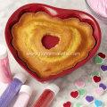 Silicone heart cake mold